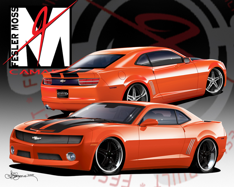Illustration for article titled Fesler-Moss Builds A Corvette ZR1-Powered Camaro SS